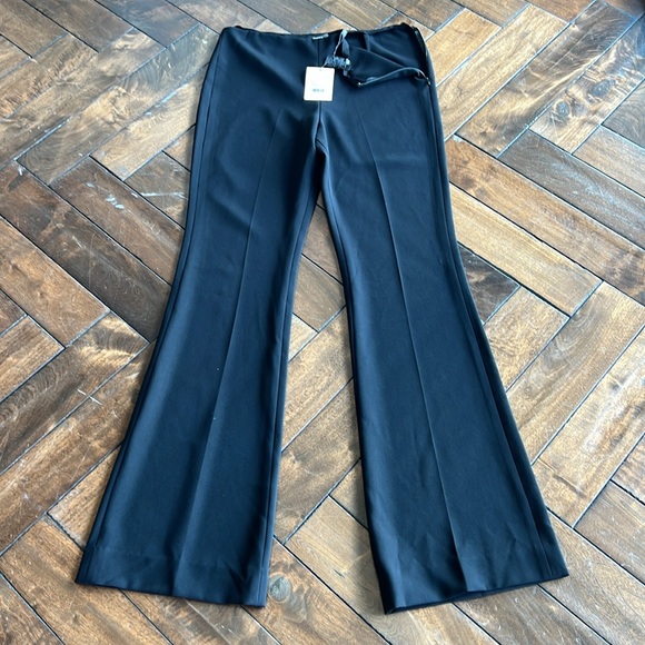 Theory made in USA 🇺🇸 DEMETRIA admiral crepe size 20 black trouser